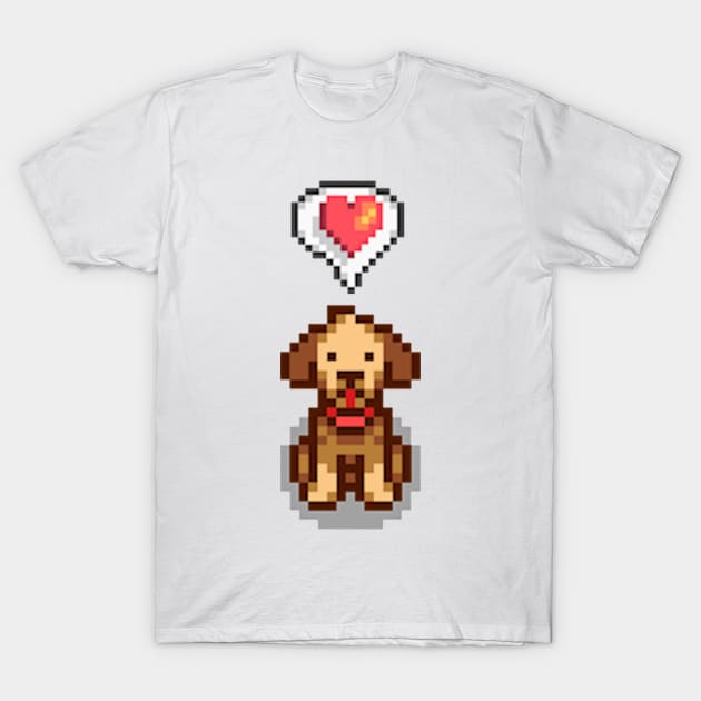 Stardew Valley Happy Dog 3 T-Shirt by r9440